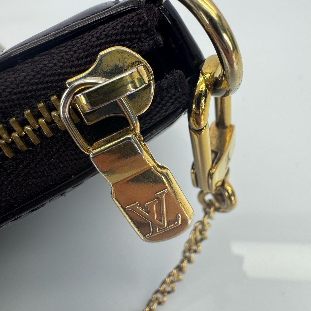 Louis Vuitton Amarante Monogram Vernis Mini Pochette Accessoires - Picture 13 of 16
